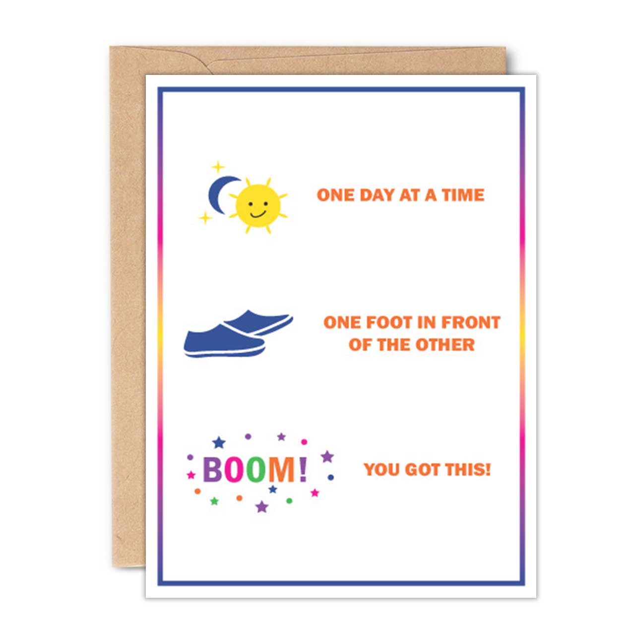 ENCOURAGEMENT CARD | ONE DAY AT A TIME
